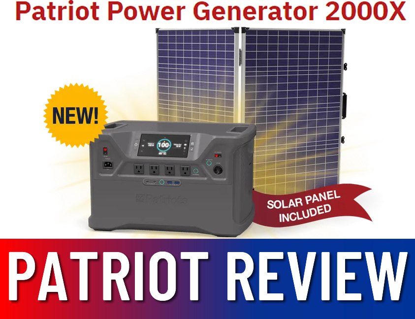 Patriot Review: The Patriot Solar Generator 2000x
