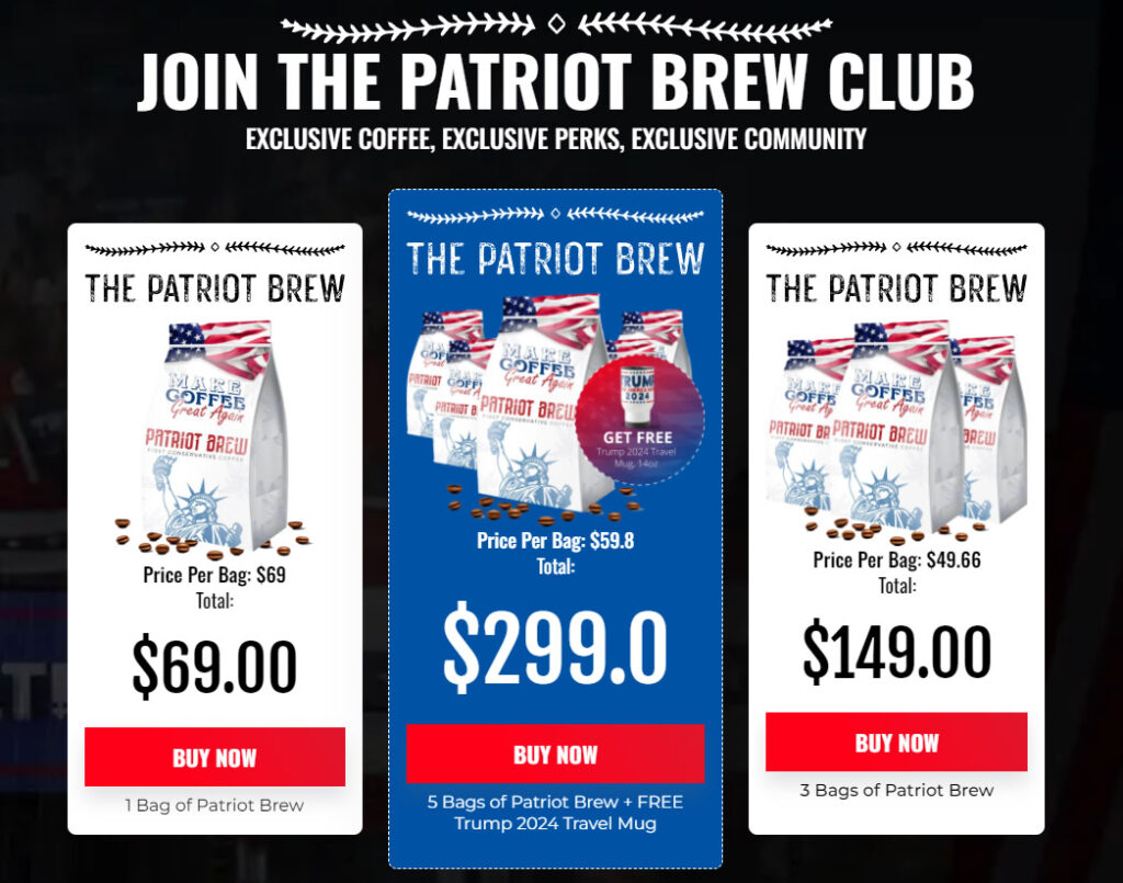 Patriot Review: Patriot Brew Coffee