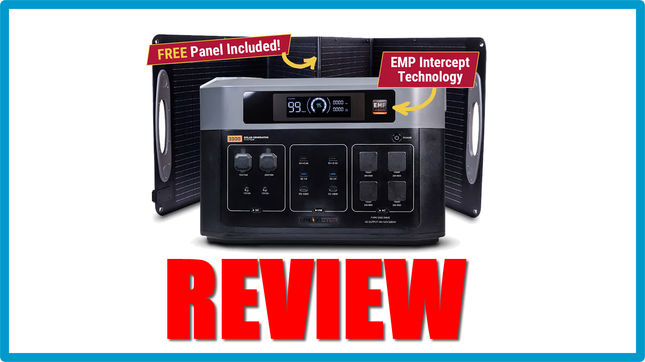 Grid Doctor 3300 Solar Generator System Review + Reviews - Grid Doctor 3300 Solar Generator Reviews