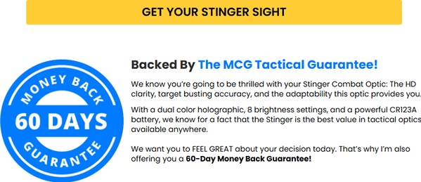 Stinger Red Dot Site | MCG Tactical Stinger Combat Optic Review