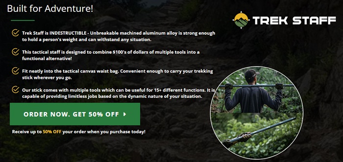 Trek Staff Review: A Patriot's Take on This American-Made Hiking Stick for Self-Reliant Adventurers