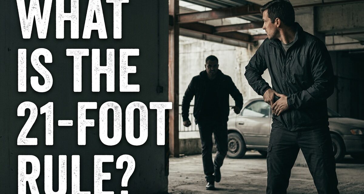 What Is the 21-Foot Rule? The Tueller Drill, Reaction Time, and Why It Matters When the Grid Goes Down