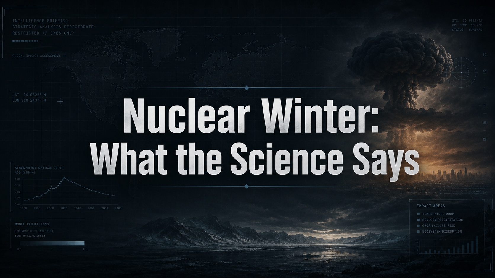 what is nuclear winter how long would a nuclear winter last